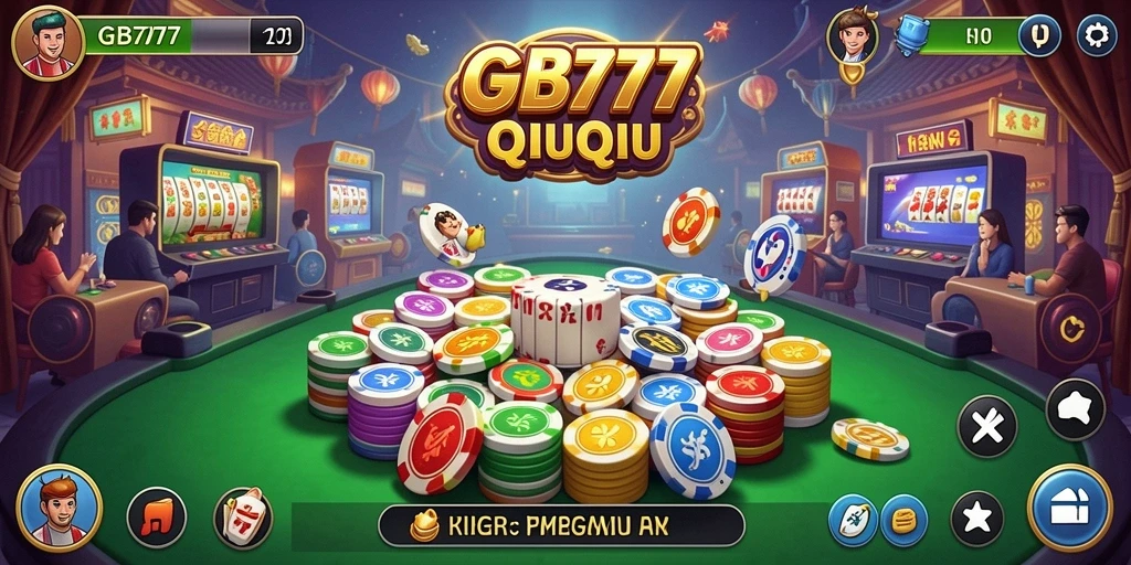 Tampilan gameplay QiuQiu yang menarik dan dinamis.