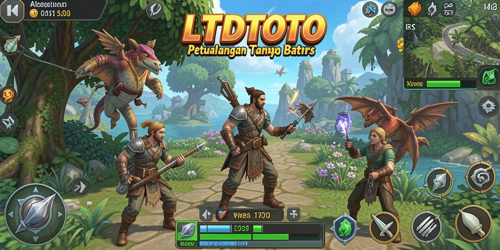 Tampilan gameplay LTDTOTO yang menampilkan dunia terbuka yang menakjubkan.