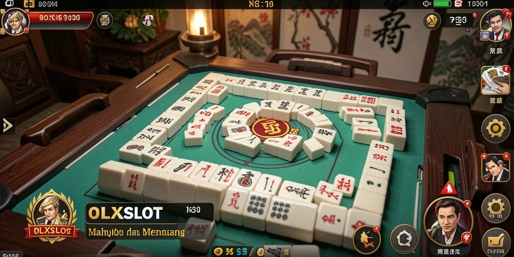Tampilan gameplay Mahjong yang seru di OLXSLOT.