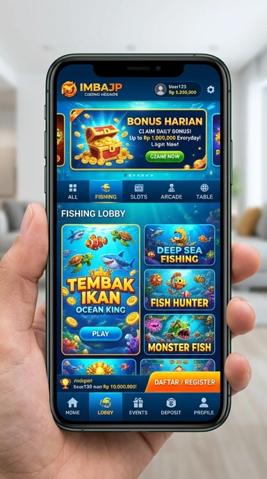 Tampilan aplikasi imbajp yang intuitif dan user-friendly.